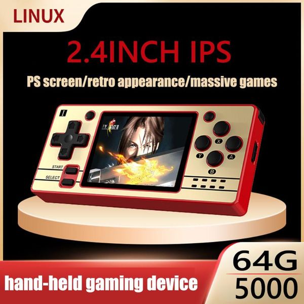 

portable game players q20 mini 2500/5000 games 32/64g 2.4 inch ips retro handheld gaming console children's gifts