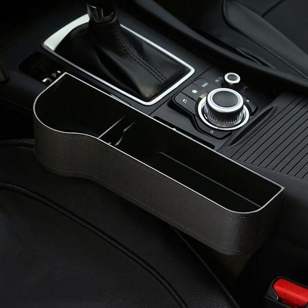 

car organizer universal seat crevice plastic durable storage box cup phone holder left right styling accessories interior