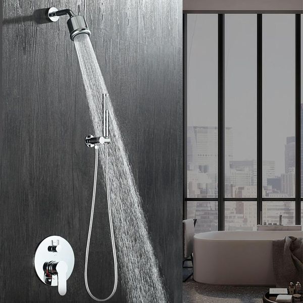 

beiluode brass chrome shower faucet concealed rainfall single handle bathroom rain cold mixer water tap la1090 sets