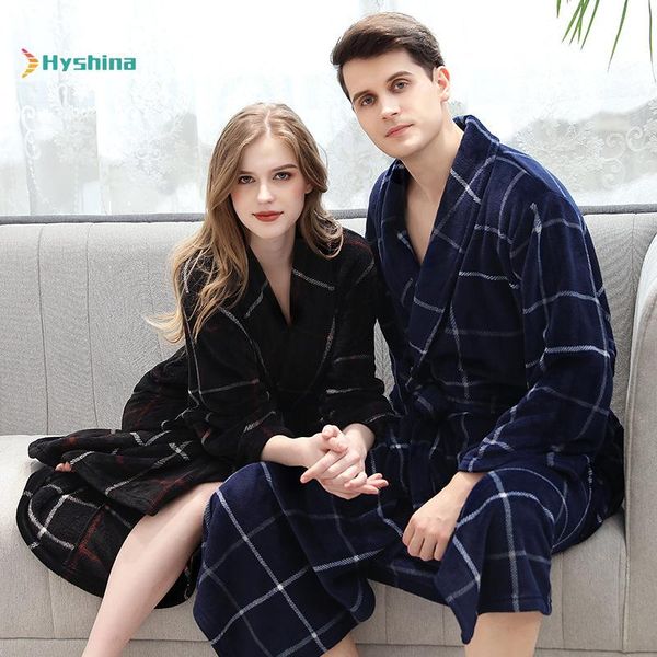 

women's sleepwear flannel pajamas for lovers autumn and winter plus fertilizer to increase female coral fleece men's thickened, Black;red