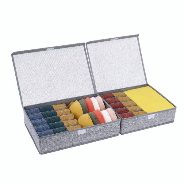 

storage drawers underwear organizer with lids, sock organizers closet drawer for socks, bra, scarves and lingerie in wardrobe