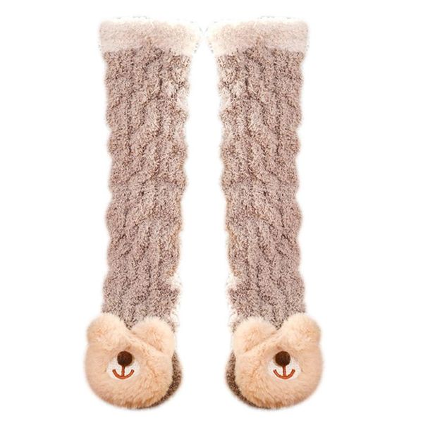 

socks toddler baby cable knit knee high long solid cotton stockings, Pink;yellow