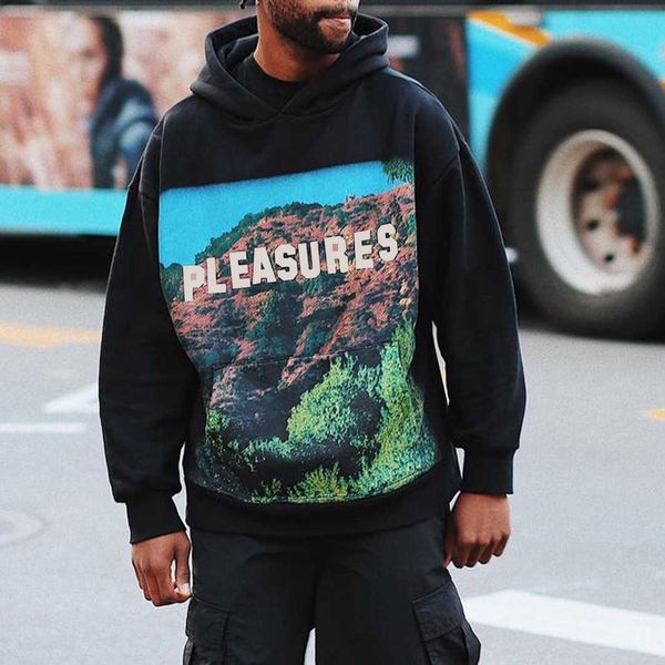

men's s sawng7 high street hiphop for men and women autumn american minority hoodie fashion, Black