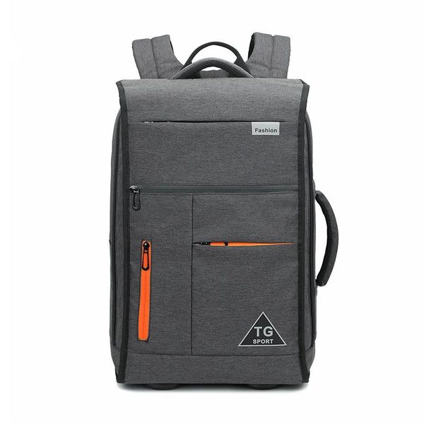 

backpack shoulder travel bag 2021 korean fashion men's school oxford zipper business solid computer interlayer