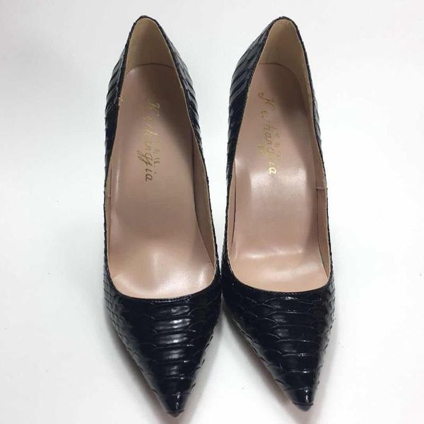 

spring high-heeled pumps solid color shallow wild lady slip-on dress women's shoes fashion women, Black