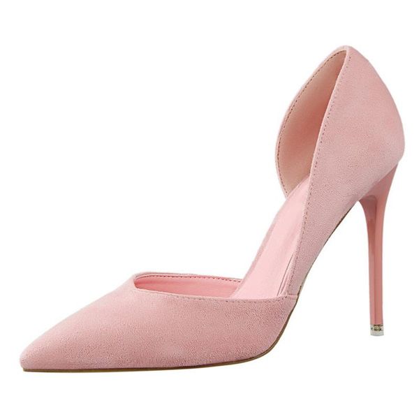 

dress shoes women pumps fashion pointed high heels wedding party ladies brand summer .5cm dropship, Black
