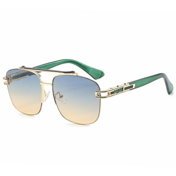 

sunglasses 2021 classic men's designer large frame vintage women sun glasses grandmaster uv400 male female, White;black