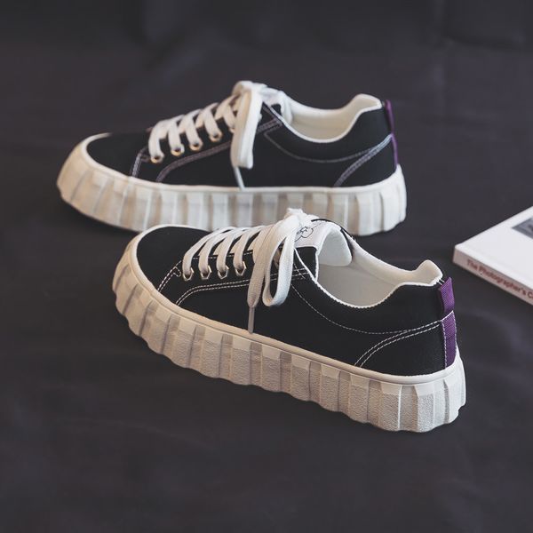

dress shoes female platform shoes, women's casual shoes solid tarp xim4, Black