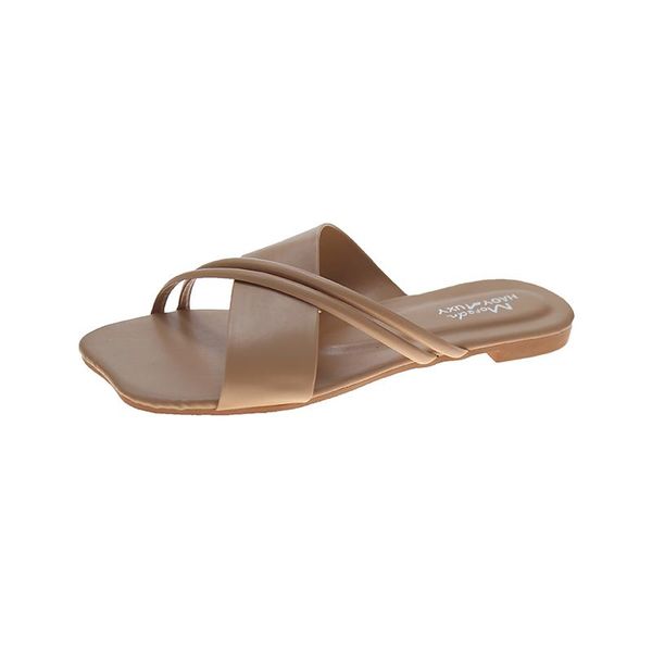 

women slippers female lady flip flops slides shoes elegant, Black