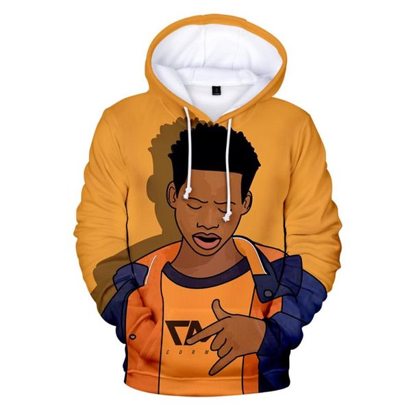 

men's hoodies & sweatshirts tay-k men hoodie mens 3d cap hoody hooded boy/girls hip hop winter male fashion red design coats, Black