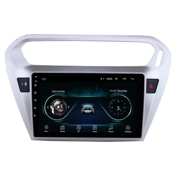 Android 9 pollici Auto Lettore DVD Multimediale Per Citroen Elysee Peguot 301 2013-2015 GPS Wifi Supporto TPMS DVR USB