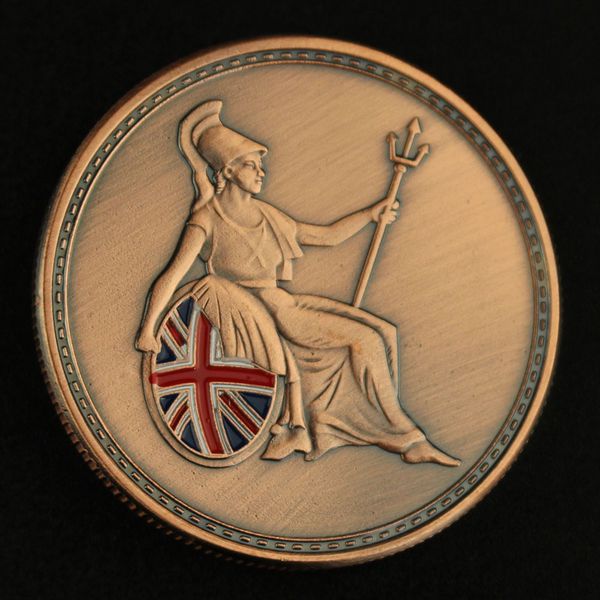 

british assault rifle sa80 souvenir coins bronze plated collection art military fans collectible gift weapon commemorative coin