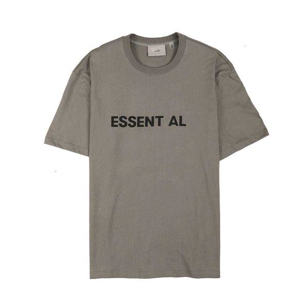 

shirt fear t of god double thread essentials chest letter trendy fog main line season 7 short sleeve men's, White;black