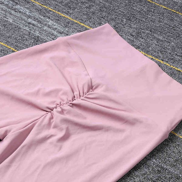 

soisou new yoga leggings for fitness nylon high waist long pants hip push up tights women gym clothing, Black