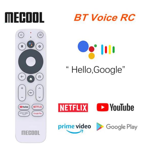 Mecool KM2 Voice Telecomando Sostituzione del telecomando per KM 2 Google Netflix 4K Android Android TV Box