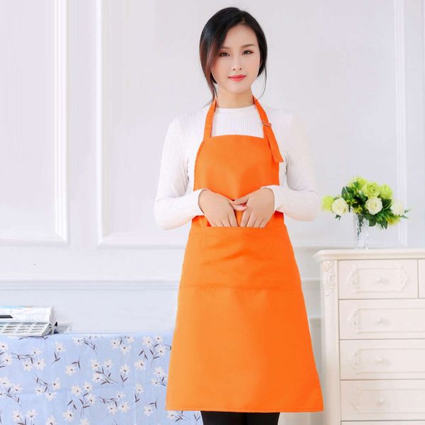 

k korean fashion tea shop flower coffee advertisement apron can be printed