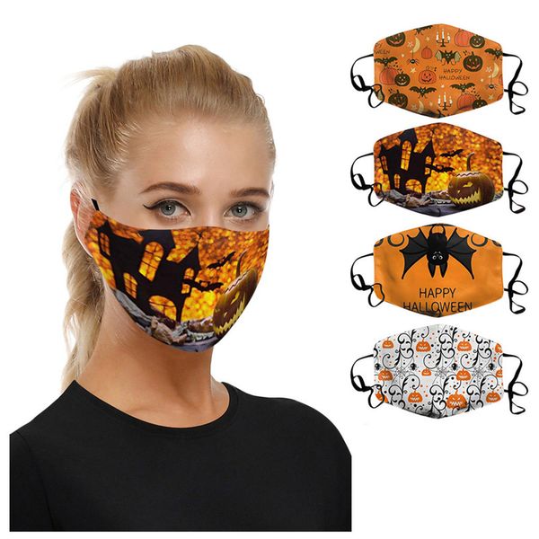 

- halloween series printed filter funny mask