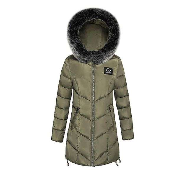 

women's jackets women autumn winter cotton clothing long sleeves coat ladies down jacket hand wash cold,hang or line dry 8.5, Black;brown