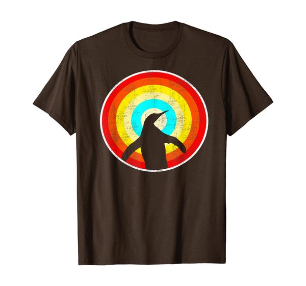 

vintage penguins gift retro 70s distressed men women kids t-shirt, White;black