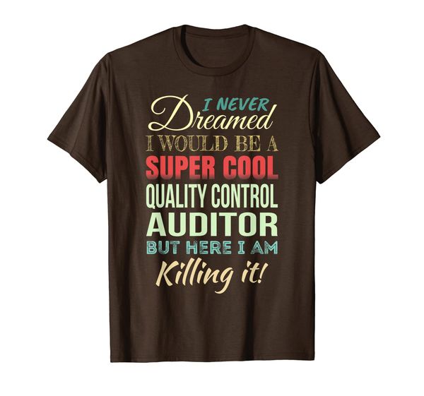 

quality control auditor funny gift appreciation t-shirt, White;black