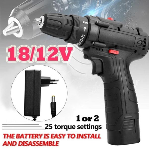 

professiona electric drills screw driver wireless power tools portable rechargeable drill practical grinding