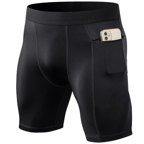 

gym clothing mens sports sweat pants compression tights sport waist men colorful athletic leggings fitness shorts trousers zipper pocket, White;black