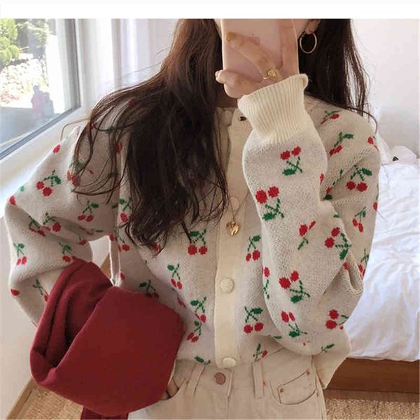 

mozuleva chic sweet autumn -neck long sleeves soft casual loose mesh women's sweaters, White