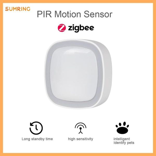 

smart home control zigbee 1.2 motion sensor movement pir human body detector with / house alarm