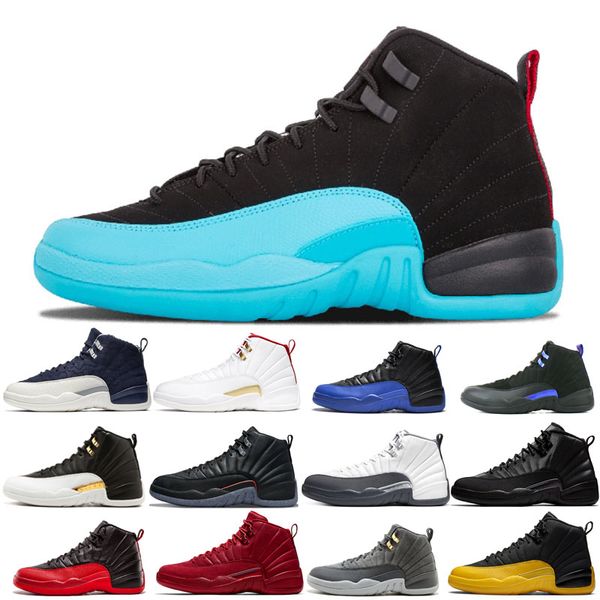 

2022 man basketball shoes 12 12s black purple blue stone cny dark concord grey fiba flu french royal gamma gym red o-black reverse the maste, White;red