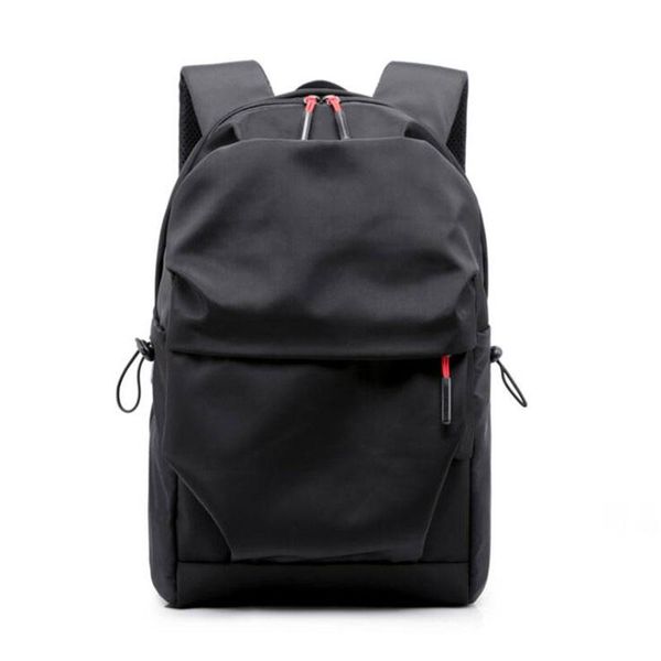 

backpack jiaruo nylon material men's casual fashion trend simple travel school bag for teenager student back pack