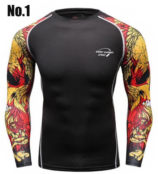 

men sports t-shirt long sleeved fitness compression yoga sport clothes quick drying breathable shirt, White;black