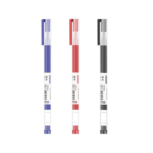 

gel pens 1pcs/batch of giant can write transparent 0.5mm pen color neutral ratio replaceable refill marker school office statione