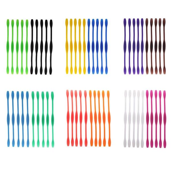

other fashion accessories 10pcs/lot soft silicone eyeglasses strap sunglasses sports band cord holder waterproof chains, Silver