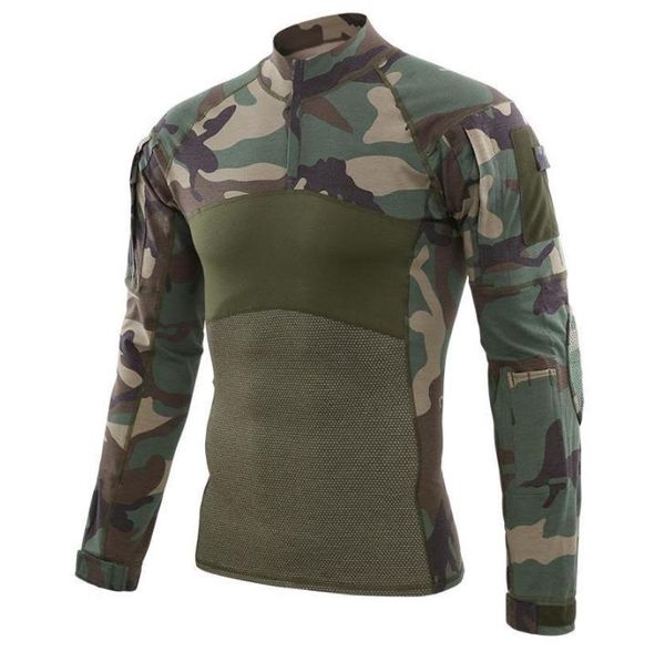

outdoor t-shirts men's hiking t-shirt tactical shirt frog suit camouflage for shooting hunting camping sports tee, Camo