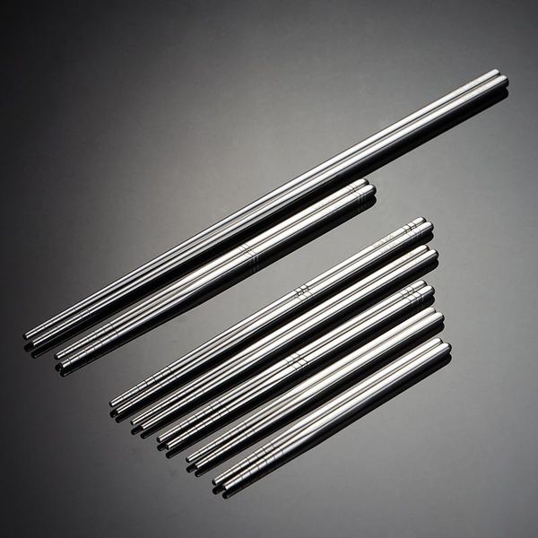 

chopsticks 304 stainless steel cutlery metal 6-coil non-slip half square