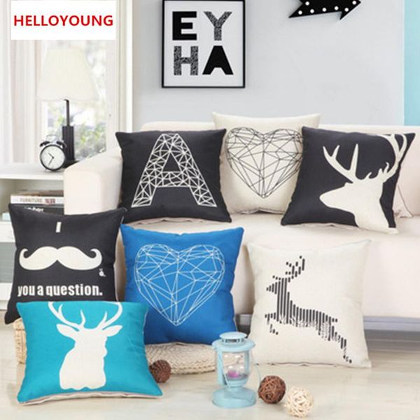 

luxury cushion cover pillow case home textiles supplies lumbar feel comfortable decorative throw pillows chair seat cushion/decorative