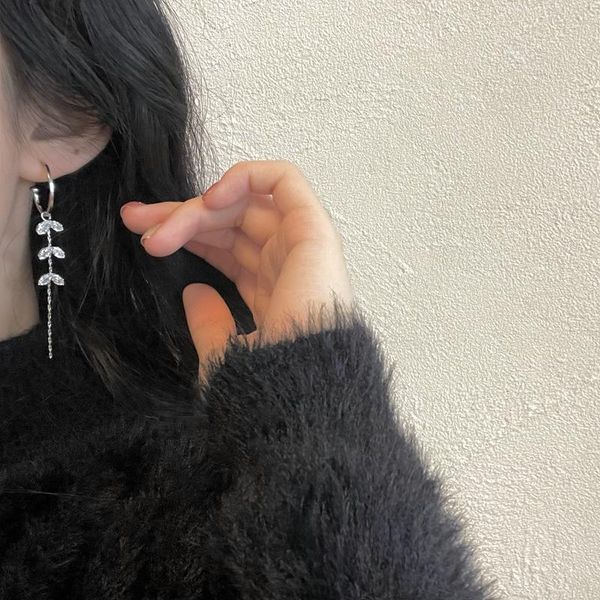 

dangle & chandelier fashion ladies earrings long tassel personality wholesale, Silver