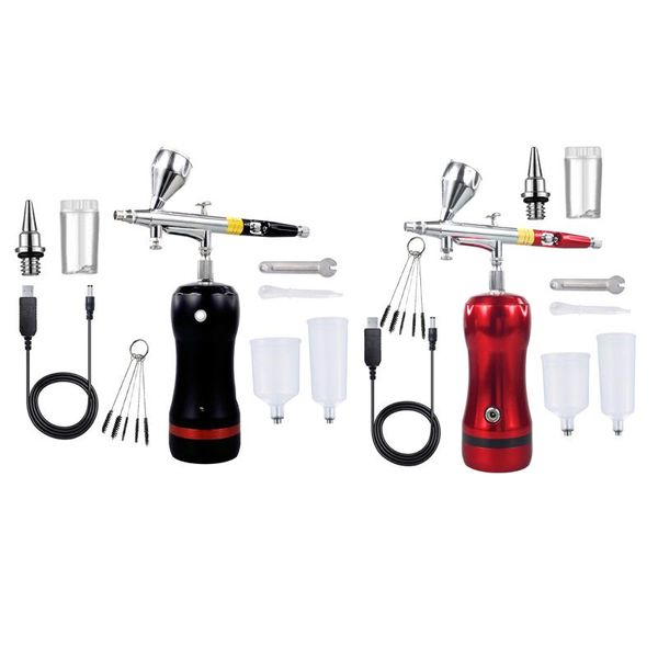 

professional spray guns airbrush kit handheld gun makeup model coloring manicure tattoo