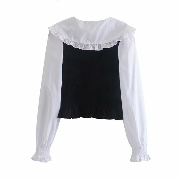 

women's blouses & shirts summer clothes 2021 female casual sh sleeve long blouses, White