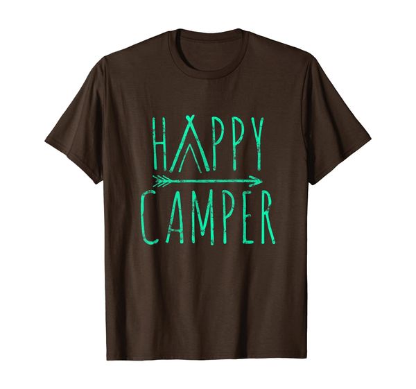 

Happy Camper Camping T-Shirt, Mainly pictures