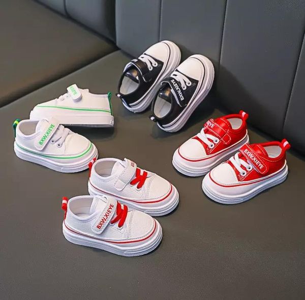

comfortable spring kids sport shoes boys girl sneakers baby children fashion white flat breathable toddler casual st athletic & outdoor, Black