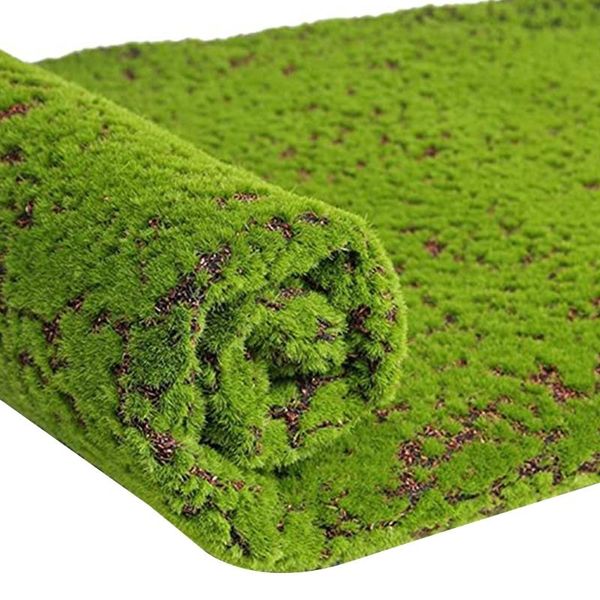 

artificial grass mat lawn simulation plant fake moss 100*100cm for patio wall ar n1ha decorative flowers & wreaths
