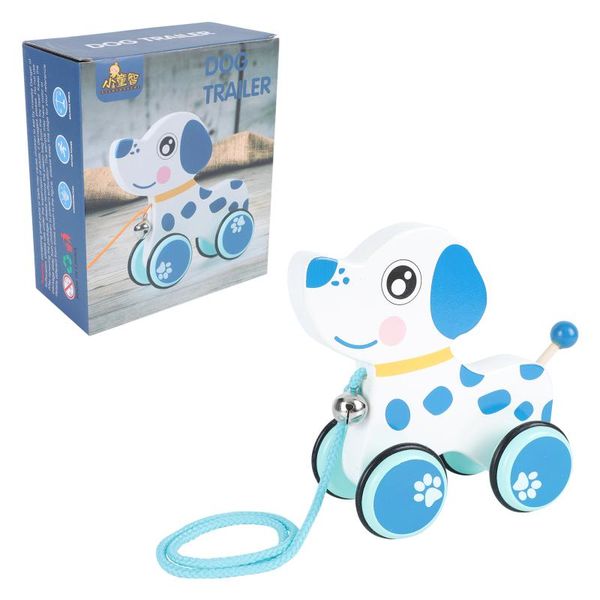 

first walkers animal games learning walking car colorful wooden baby dog