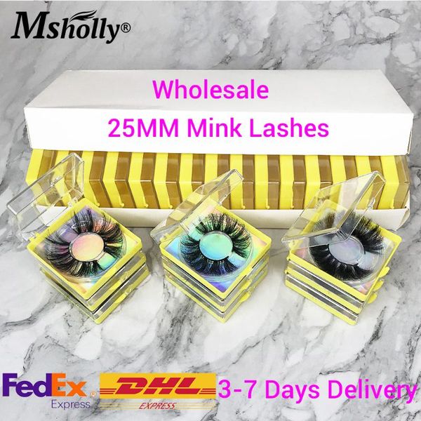 

mink eyelashes 25mmlashes fluffy 3d lashes makeup dramatic long natural wholesale eyelash extension for beauty false