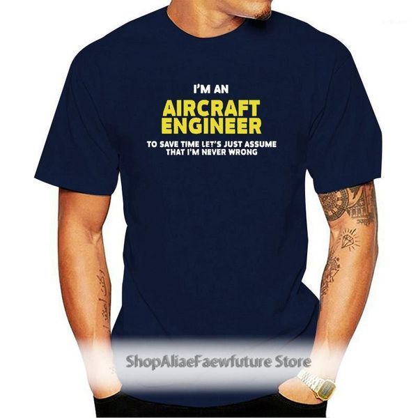 

men's t-shirts men aircraft engineer - i'm an engineer. to s t shirt knitted cotton s-3xl slim anti-wrinkle authentic pictures, White;black