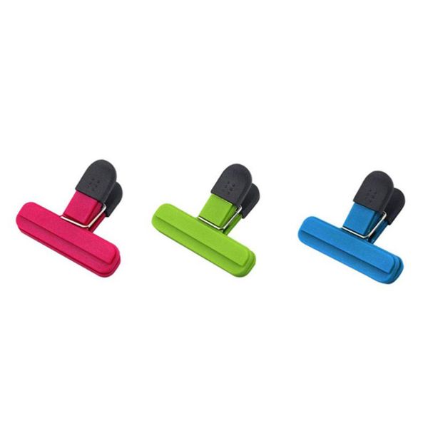 

9pcs sealing clips portable moisture-proof fresh-keeping clamp snack sealers for home kitchen (random color) bag