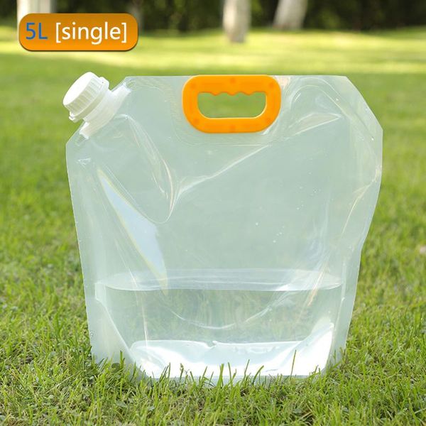 

hydration packs 5l outdoor water bags foldable portable drinking cooking cycling camping picnic bbq container carrier bag tank