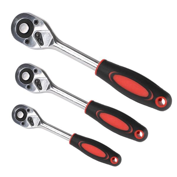 

3pcs 1/4" 3/8" 1/2"inch 24 ratchet socket wrench teeth extending tool plate handle hand tools