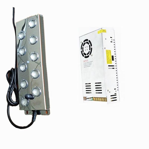 

humidifiers 10 head humidifier ultrasonic mist maker fogger water fountain pond atomizer with 110v/220v power supply