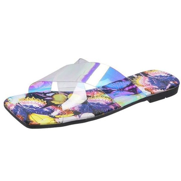 

slippers large size women's summer casual fashion slides womens shoes flat platform breathable beach, Black